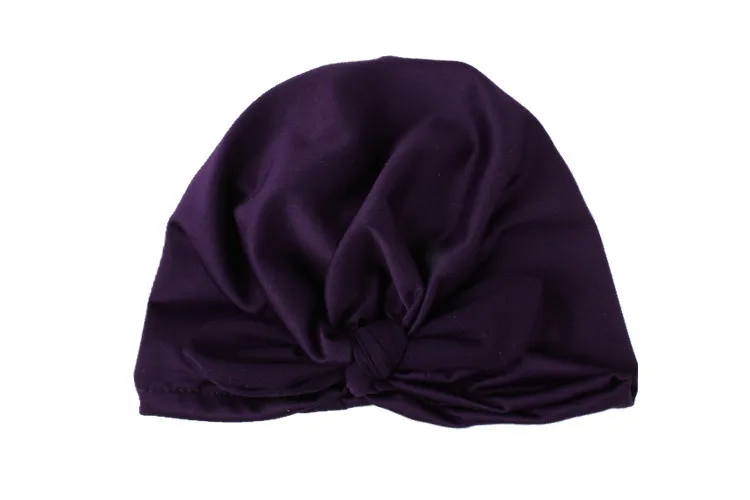 Хлопковая мягкая шапочка с узлом для маленьких мальчиков и девочек шапка-тюрбан