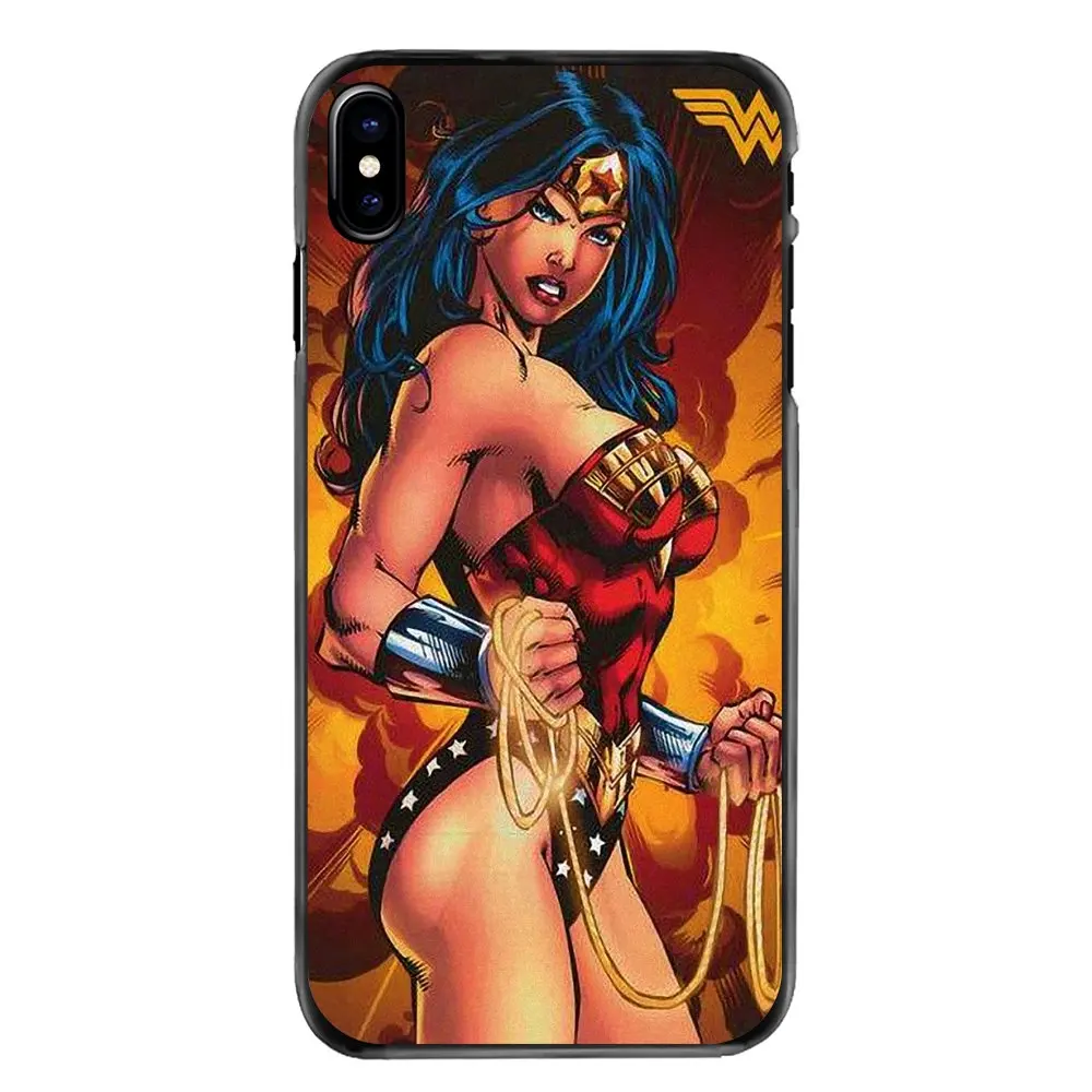 Vintage Pop Art Women Sexy Wonder Woman Hard Phone Cover For Huawei P7 P8 P9 P10 Lite Plus 2017 2016 Honor 5C 6 4X 5X Mate 8 7 9 |