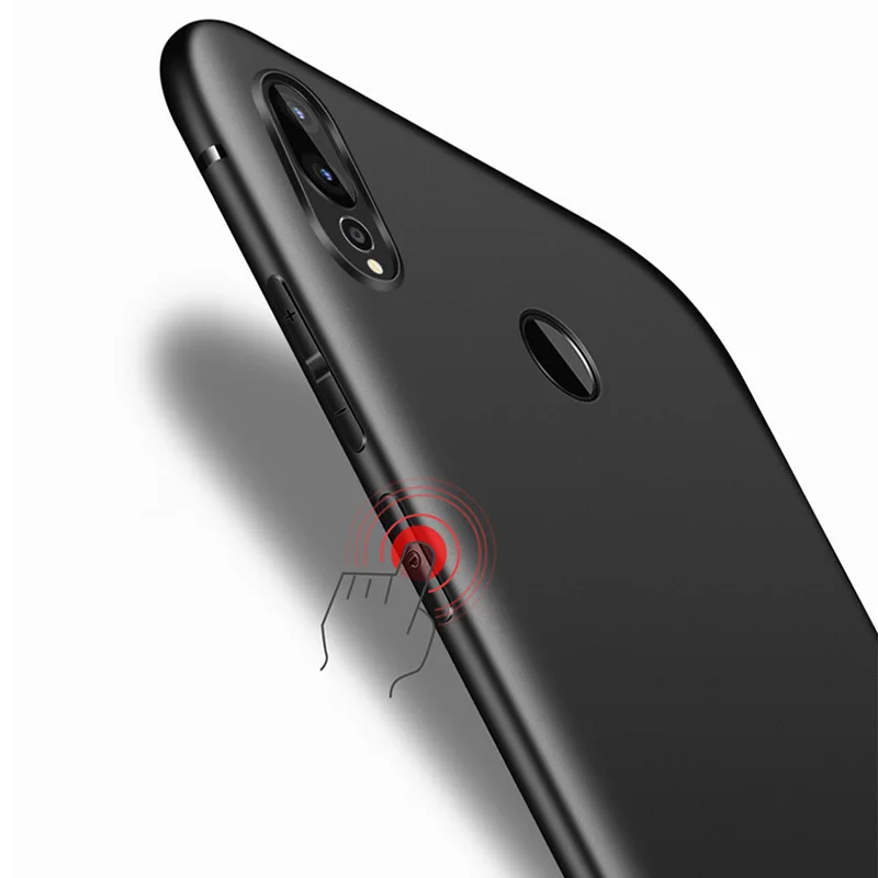 Черный чехол для телефона Huawei P10 P20 Pro P30 Lite Ультратонкий матовый мягкий Mate 20 X Honor 10 9