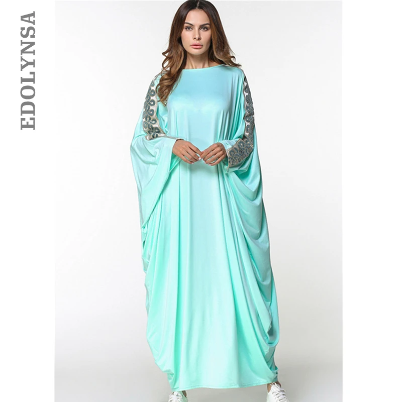 Брендовое модное мусульманское платье 2020 абайя кафтан Мягкий Плюс Размер халат