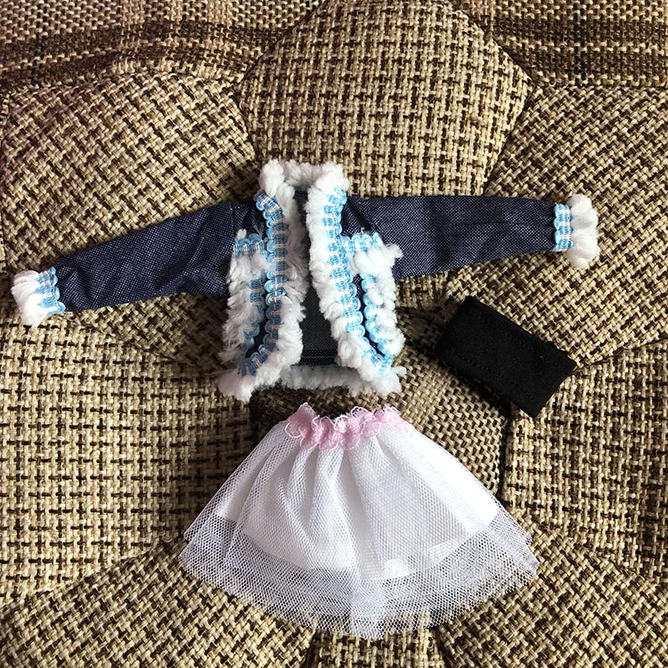 Летняя одежда набор рубашка джинсы брюки платье костюм для 1/6 BJD ST FR Кукла Синьи Барби, одежда куклы