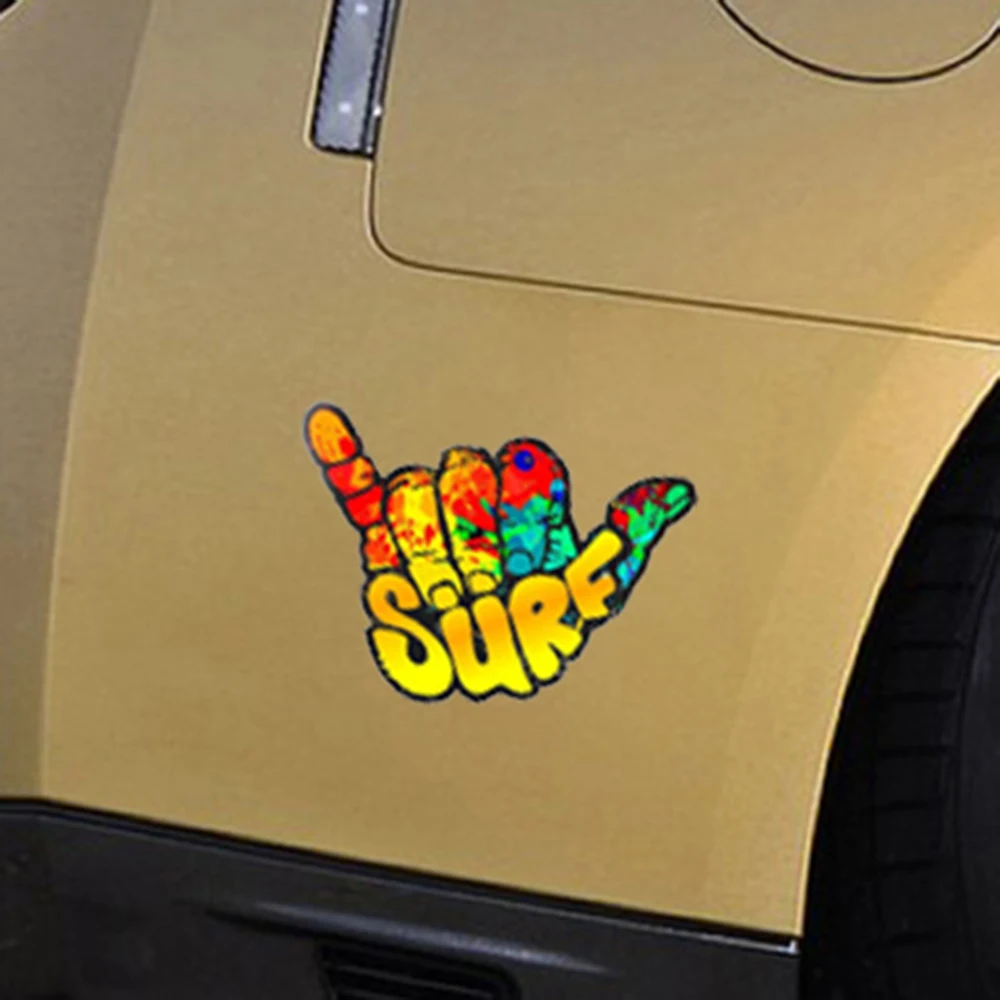 Автомобильный Декор Ручной свисающий свободные Surf виниловая наклейка бампера
