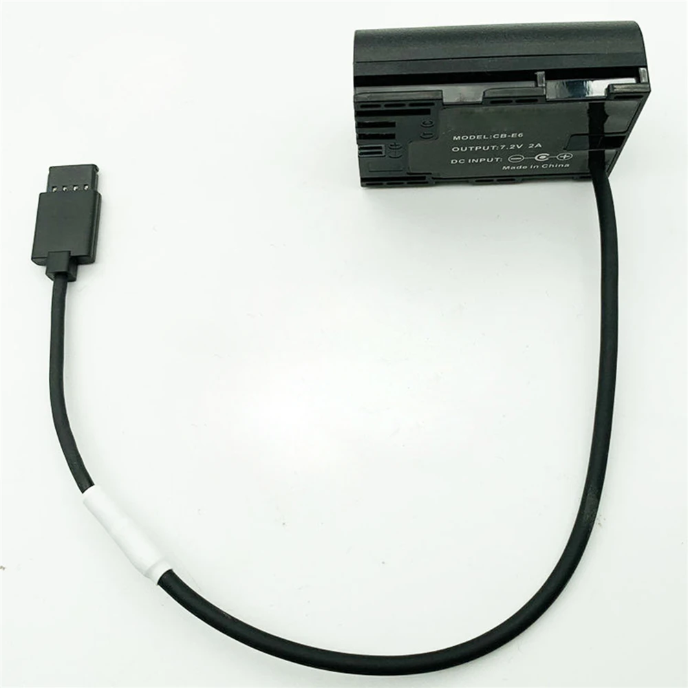 

DJI Ronin-S Gimbal to LP-E6 DC Coupler Faux Battery Converter Cable for Canon Camera 5D2 5D3 5D4 Power Supply Accessories