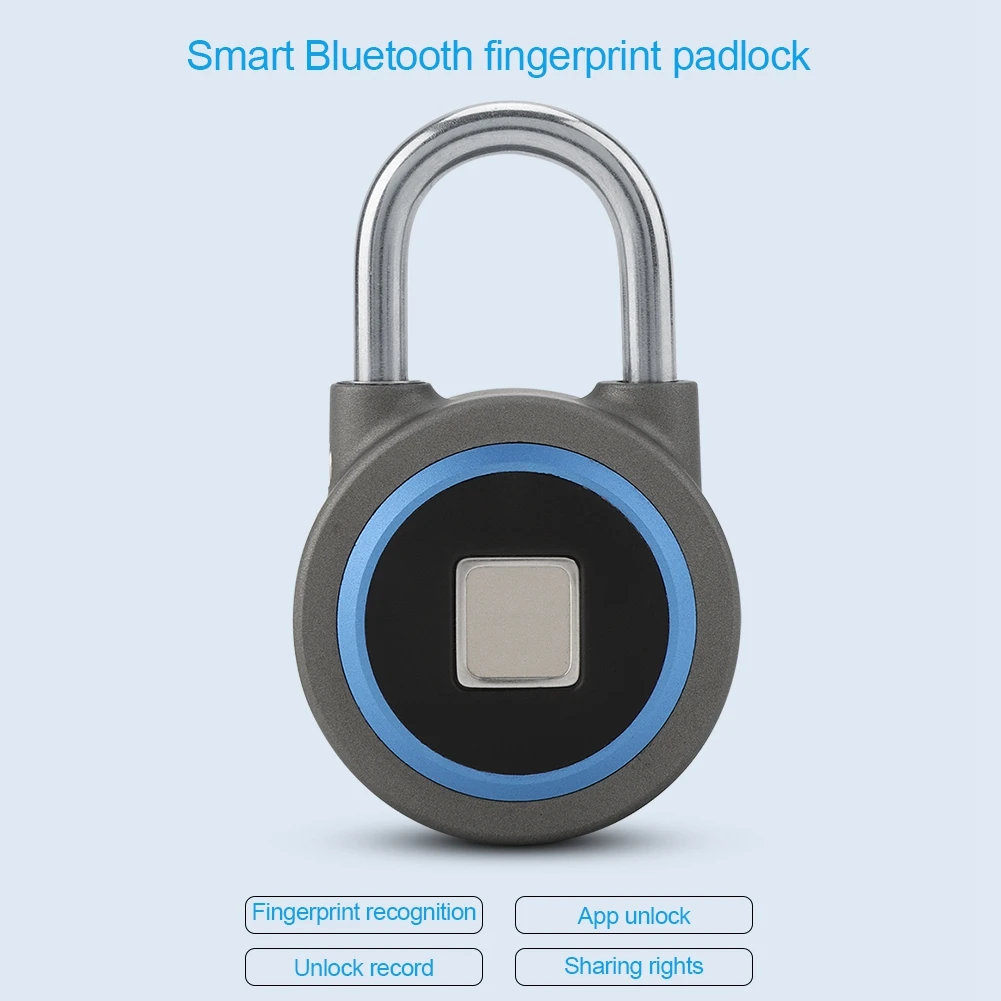 Перезаряжаемый замок беспроводной смарт-замки Keyless Anti-theft lock мобильный телефон Bluetooth APP control замок для рюкзака лучшее предложение