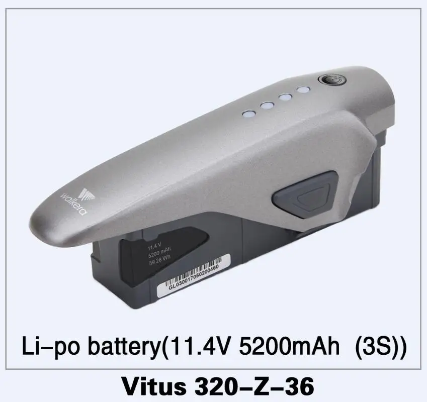 

Walkera VITUS 320 RC Quadcopter spare parts Vitus 320-Z-36 Li-po battery(11.4V 5200mAh (3S))