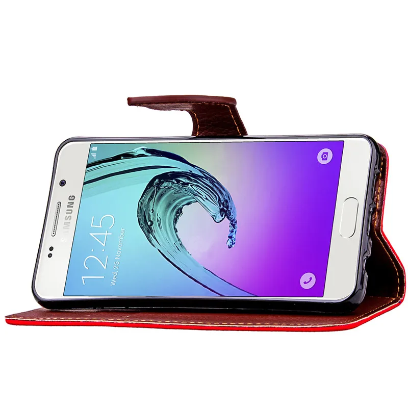 A310 A310f чехол для samsung Galaxy A3 2016 SM A310F Роскошный кожаный портмоне с откидной крышкой