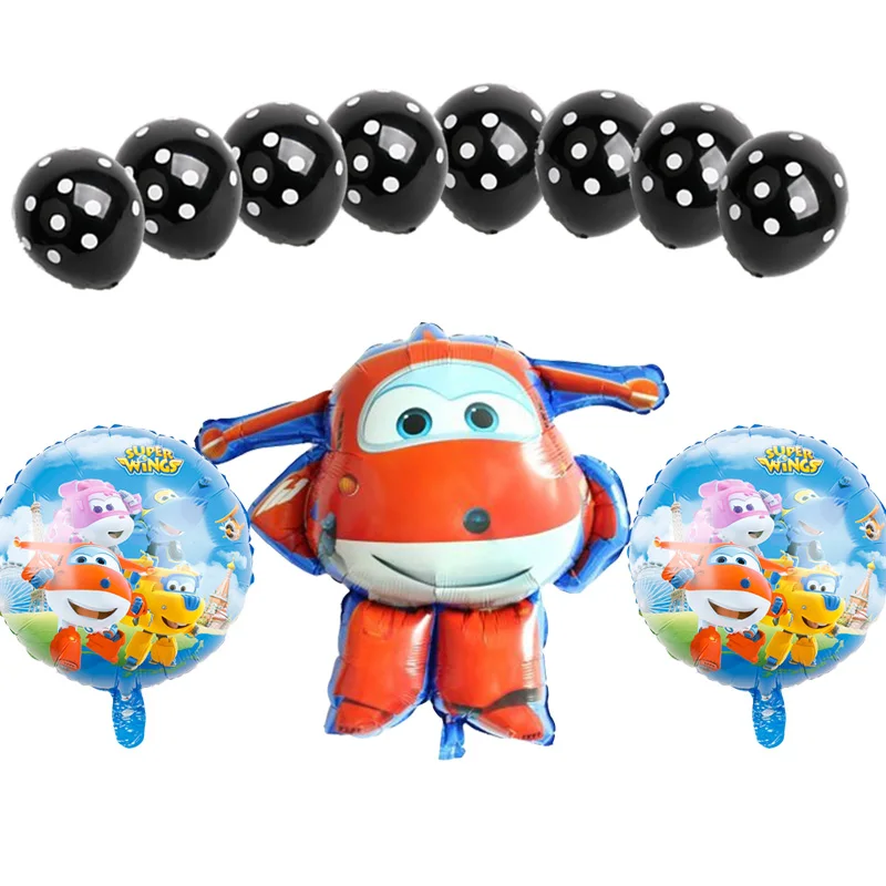 3D Супер Крылья фольгированный шар 18 дюймов Гелиевый SuperWings globos Jett латексные