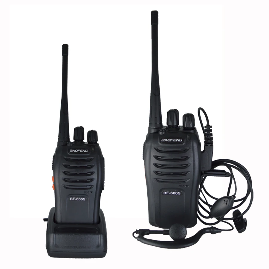 2 шт./компл. baofeng BF-666S иди и болтай Walkie Talkie “иди и Портативный радио BF666s 5 Вт 16CH UHF 400-470 МГц BF 666S Comunicador передатчик трансивера