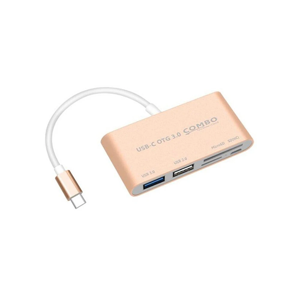 Новый USB C к мульти SD CF Micro кард-ридер адаптер type-C USB-C концентратор OTG 3 0 для Macbook Air Pro