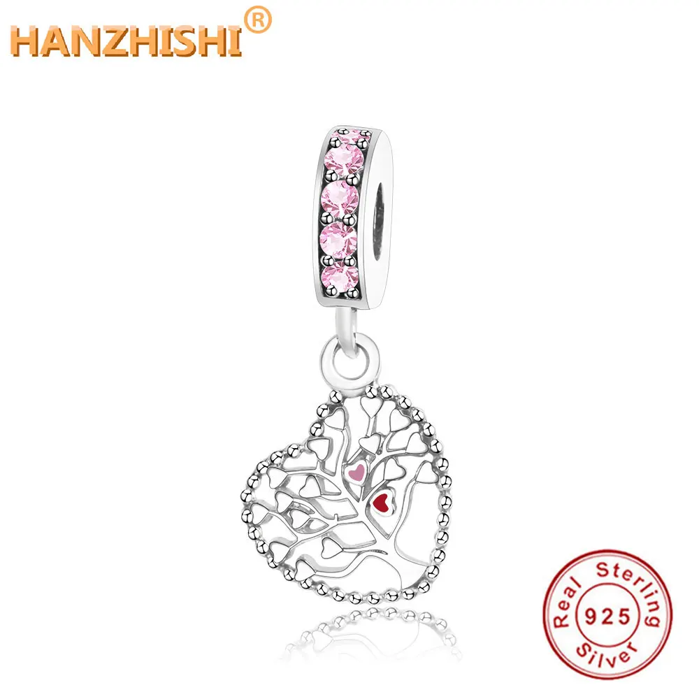 Браслет Pandora Charms бусины из стерлингового серебра 925 подарок на день Святого Валентина DIY ювелирные изделия для женщин Grlfriend Berloque - Цвет: PP0868