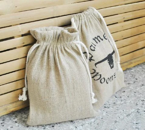 100 шт./лот CBRL джутовые/льняные сумки на шнурке и мешочек для аксессуаров/Ipad mini