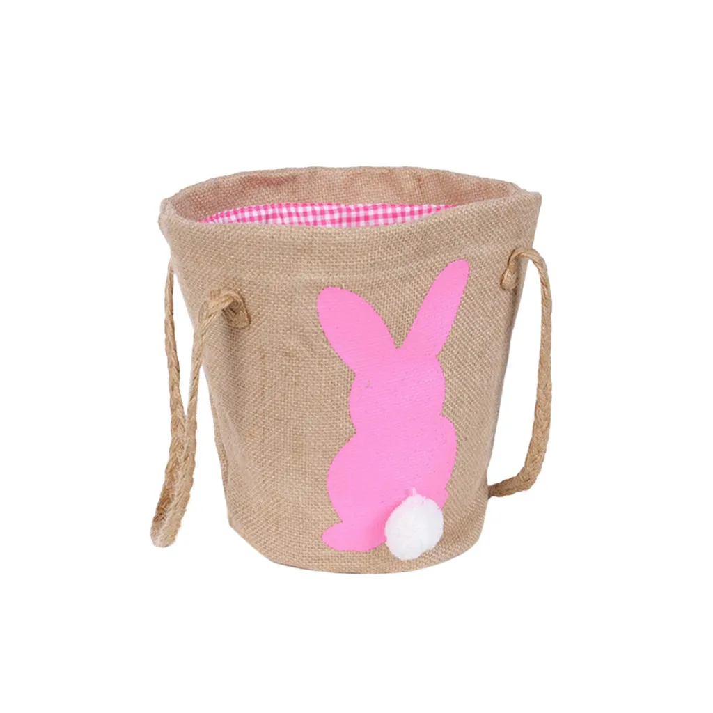 Пасхальная корзина с рисунком кролика Детская сумка для лечения двухслойная