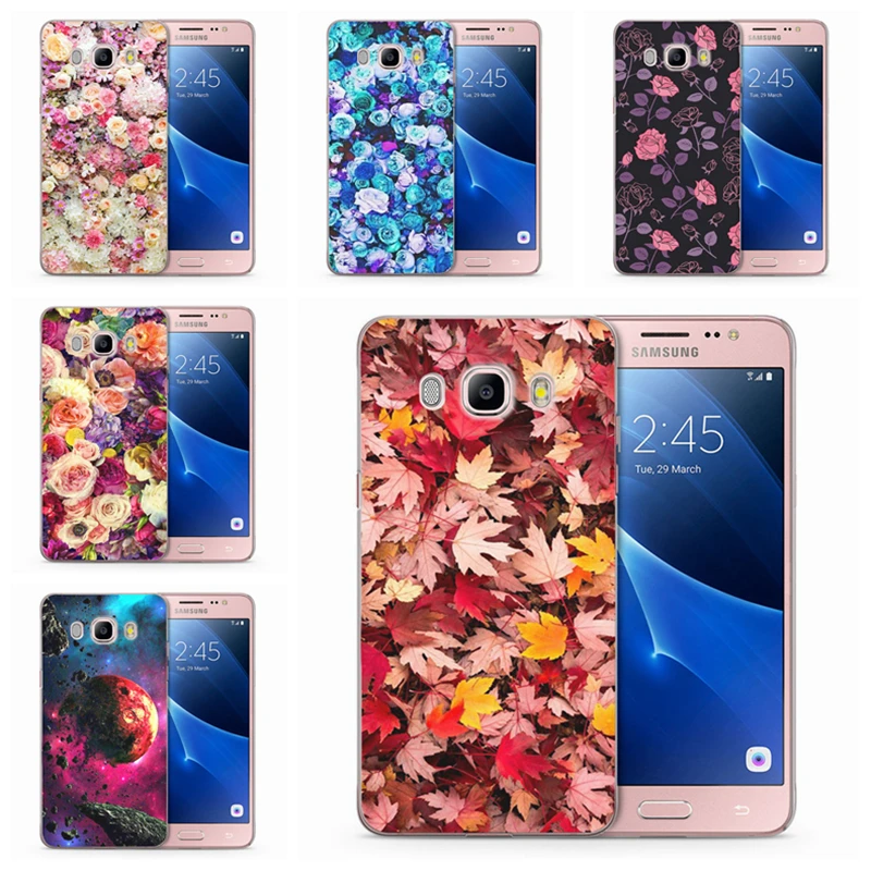 Для Samsung Galaxy J1 J3 J5 J7 J2 prime J120 J320 J330 J530F мягкий чехол из ТПУ с цветочным узором и