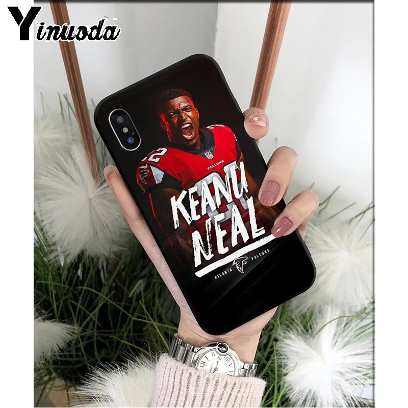 Yinuoda Atlanta Falcons ТПУ Мягкий силиконовый чехол для телефона чехол для iPhone X XS MAX 6 6S 7 7plus 8 8Plus 5 5S XR