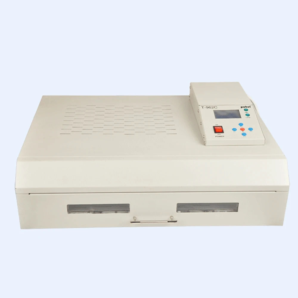 PUHUI T-962C инфракрасный IC НАГРЕВАТЕЛЬ T962C духовая сварка BGA SMD SMT наладочная установка