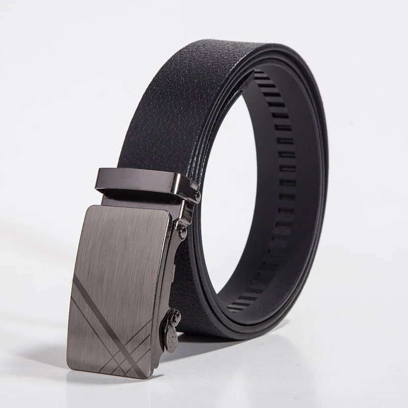 Best YBT Men Belt Imitation leather Alloy Automatic buckle Belt Business affairs Simple Fashion Casual Hot Selling Belt