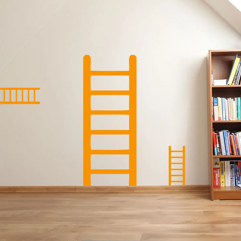 Muro Adesivi Adhesivos De Pared 3 комплекта лестница Наклейка на стену длина 1 м увеличивающие