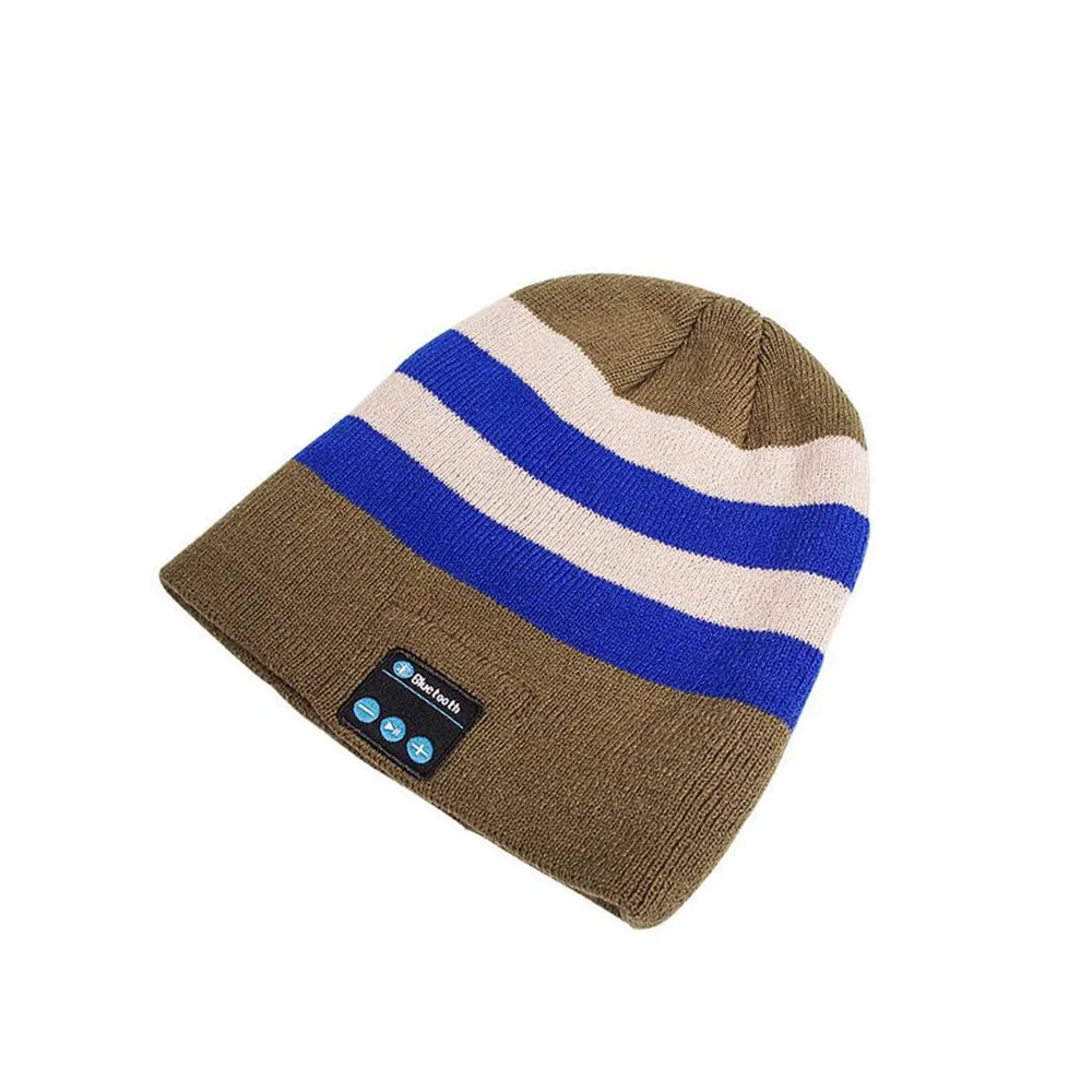 pink blue Беспроводной Bluetooth наушники музыка hat Smart шапки гарнитуры наушники теплые шапочки зимняя шапка с Динамик микрофоном для занятий спортом - Цвет: pink blue