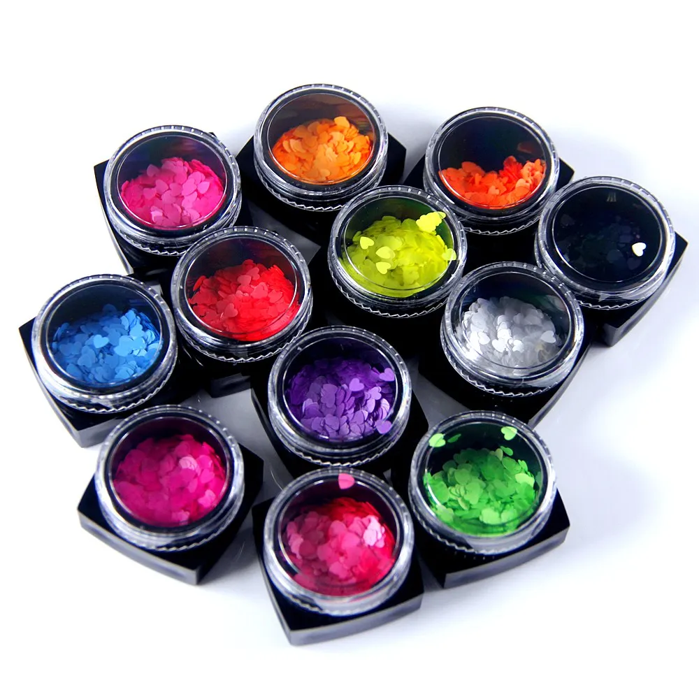 Блестки для ногтей Пудра эллипс розничная продажа Блестящие прелести милый цвет