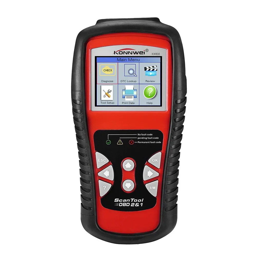 KW830 OBD2 Car Troubleshooting Scanner Vehicle Fault Diagnostic Tester 12V Auto Detecting | Инструменты