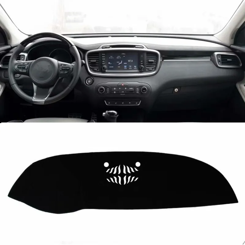 

For Kia Sorento 2015 2016 2017 2018 Dashboard Cover Mat Pad Anti-UV Sun Shade Instrument Protect Carpet Car Styling Accessories