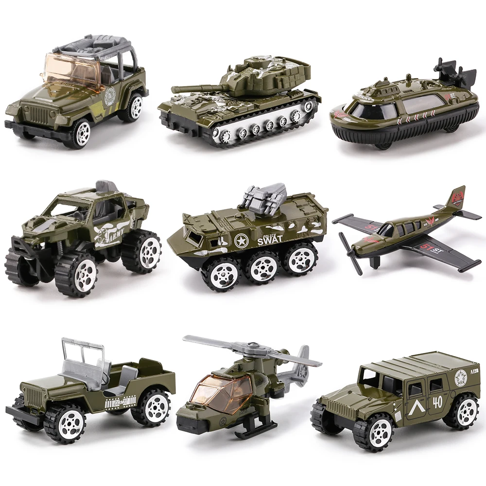 Модель Car1: 64 Военная серия литье под давлением металлический сплав модель
