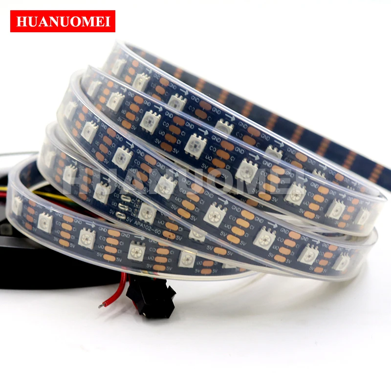 5 м 72 светодиодный s/M APA102 Цифровой пикселей RGB полосы 5050 SMD APA-102C 5V лампы прибор