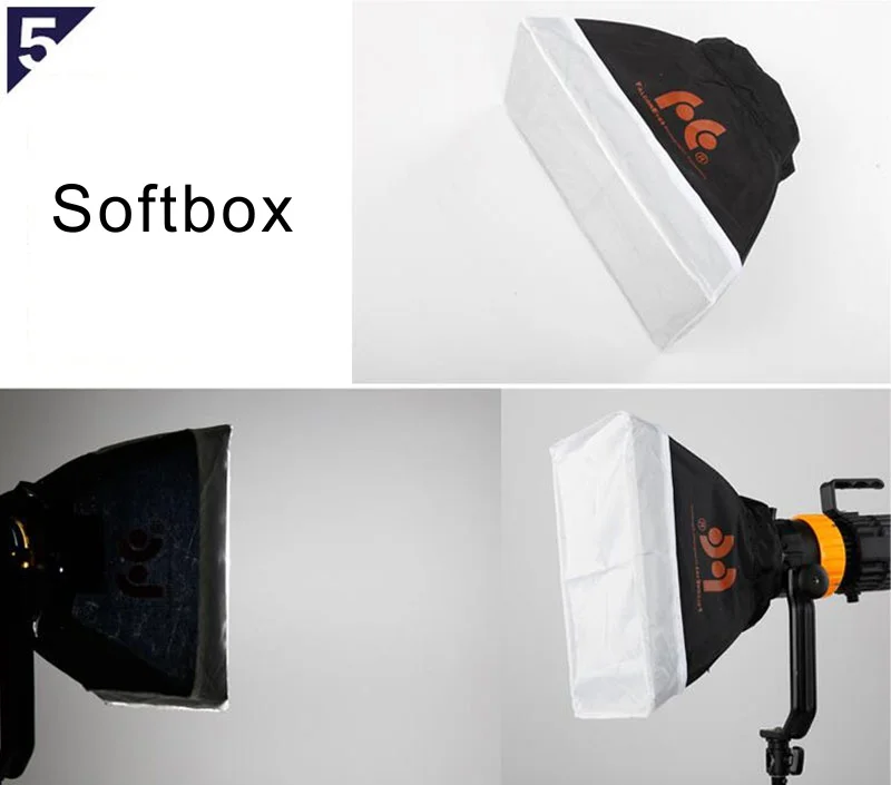 Falcon Eyes 5600K мини Точечный светильник 80 Вт фотографический светильник Регулируемая длина фокусировки заполняющая лампа видео/фото/Студия/кино светильник ing P8