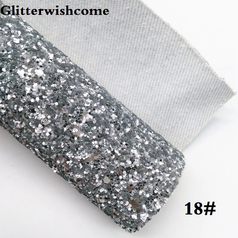 18 Glitterwishcome 21X29 см A4 Размеры виниловые обои для бантами, с эффектом блестящей кожи тканевый Виниловый фон для банты, GM117A - Цвет: 18