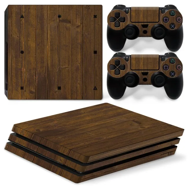 Дерева от китайского производителя для ps4 pro виниловые наклейки на кожу крышка с сделанные по дизайну головного изготовителя - Цвет: TN-P4Pro-0660
