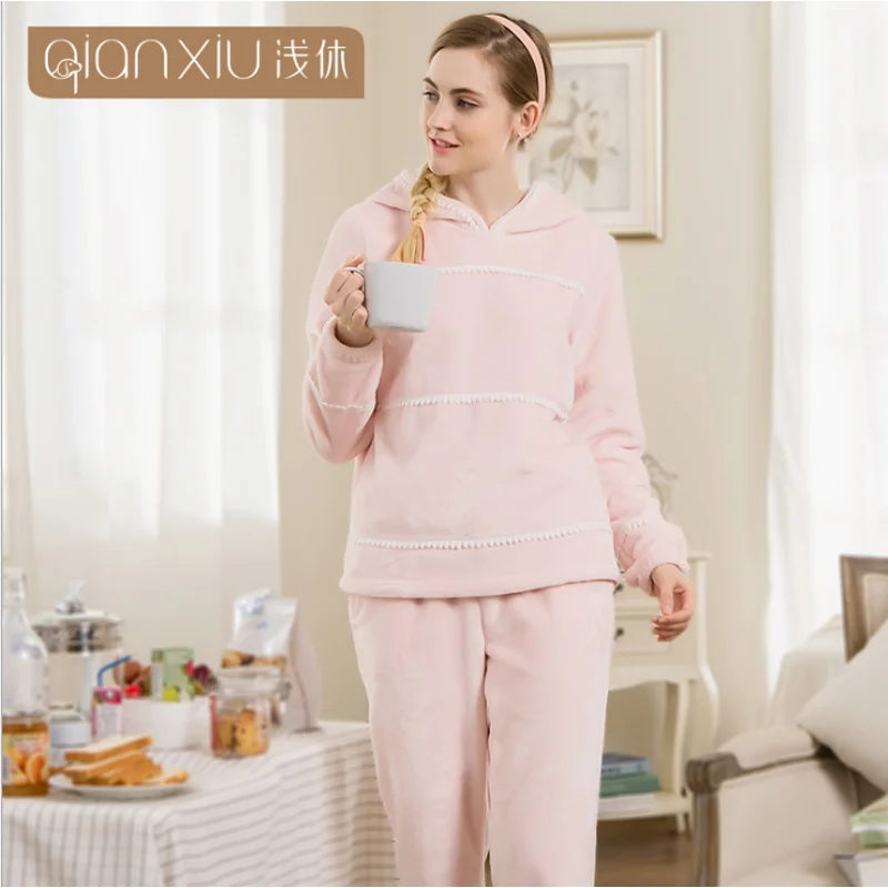 2019 осенне зимняя брендовая Домашняя одежда Женский Повседневный женский