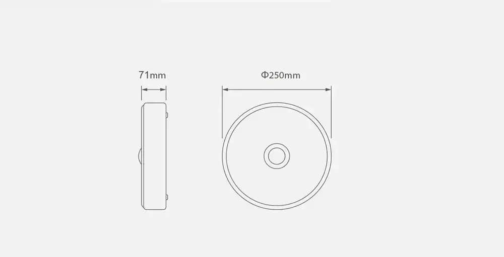 XIAOMI MIJIA Yee светильник, потолочный светильник, мини умная Индукционная лампа, светильники, светодиодный светильник для кухни, балкона, коридора, ночной Светильник s