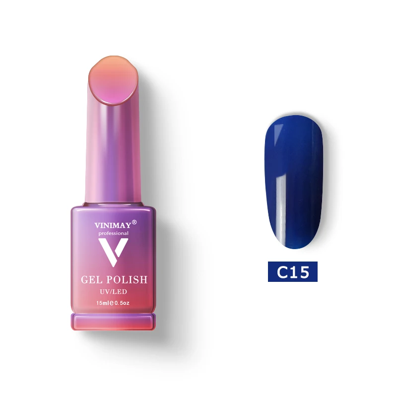 C15 VINIMAY Гель-лак для ногтей vernis полуперманентный УФ замачиваемый Гель-лак дизайн ногтей Гель-лак для маникюра ногтей Гель-лак - Цвет: C15