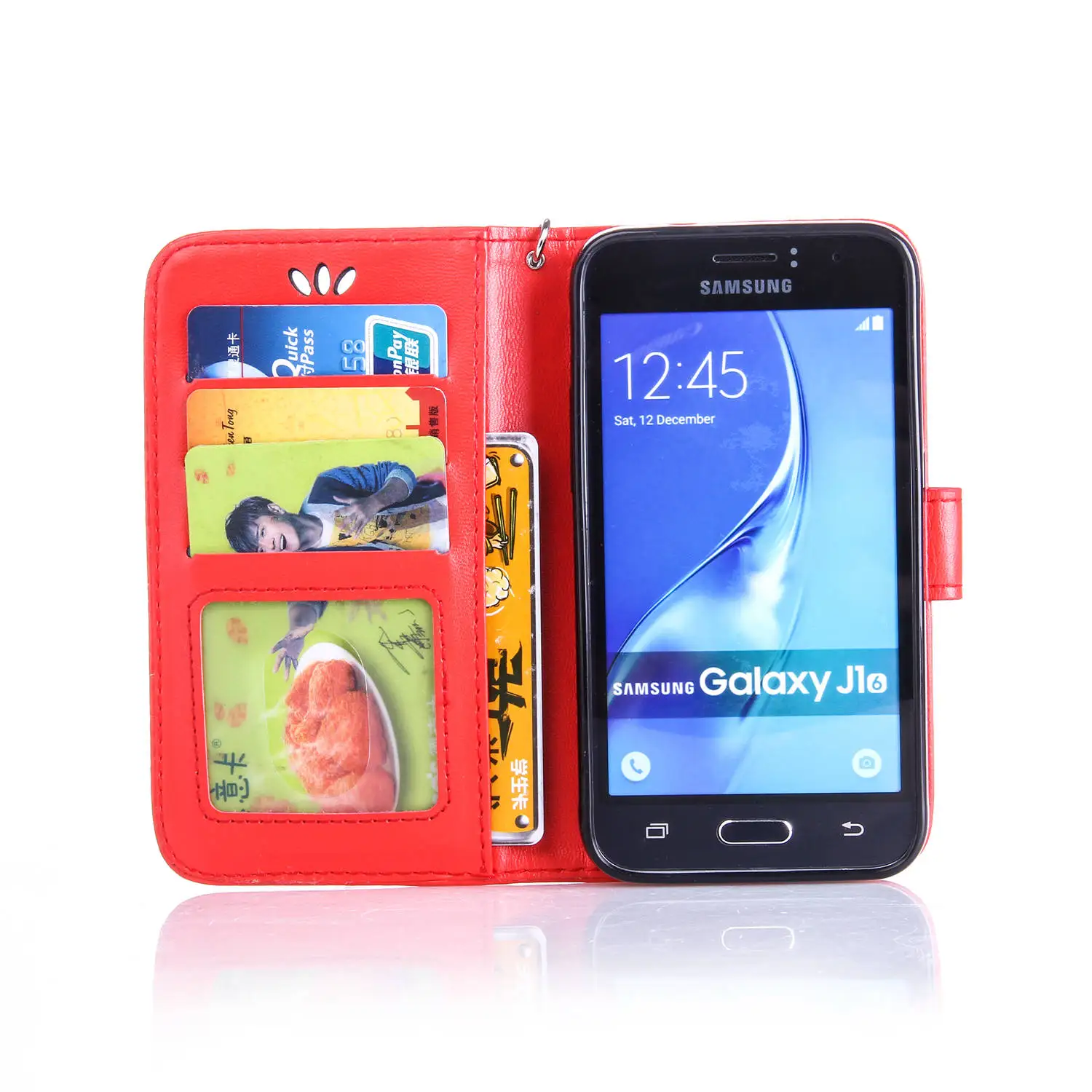 Чехол для Samsung Galaxy J1 2016 J 1 120 чехол J120 J120H/DS SM J120H/ds J120G/DS J120FN откидной кожаный