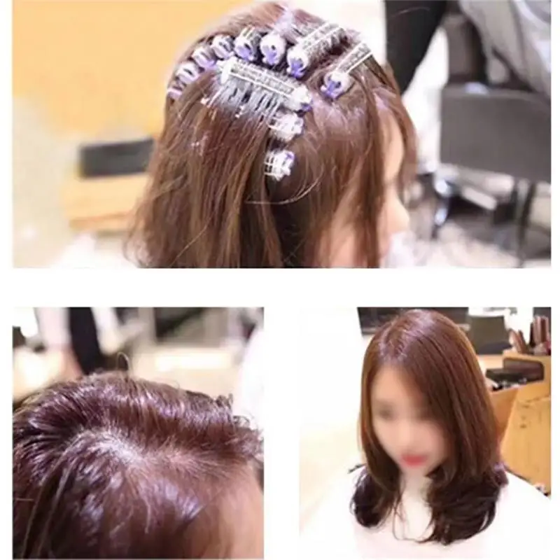 24 Pieces Diy Big Wave Curly Hair Fluffy Root Perm Style Curler Design Hairdressing Tools | Красота и здоровье
