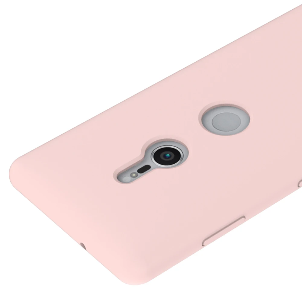 Жидкий силиконовый чехол для Sony Xperia XZ3 мягкий резиновый гелевый ТПУ