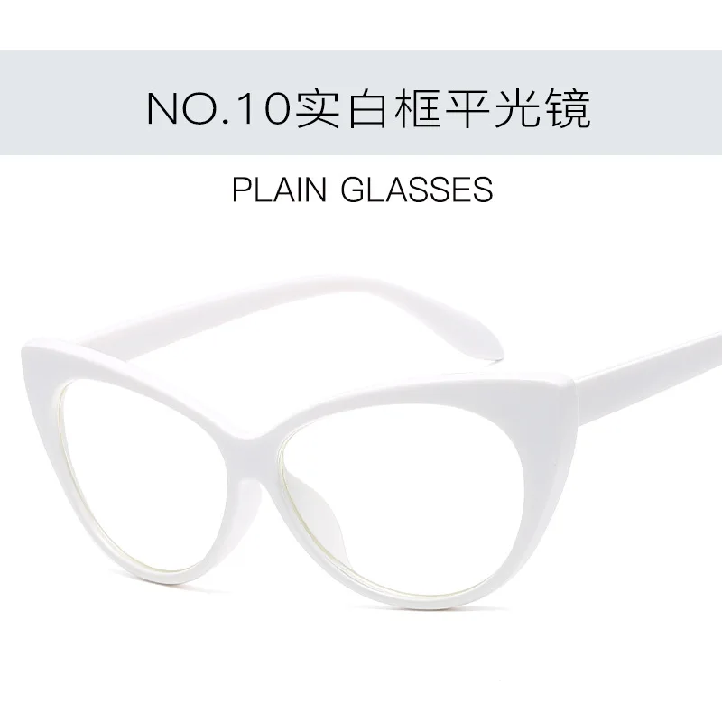 C10 Новые ретро сексуальные Cateye Солнцезащитные очки женские брендовые дизайнерские Винтажные Солнцезащитные очки кошачьи глаза Модные женские очки UV400 оттенки - Цвет линз: C10