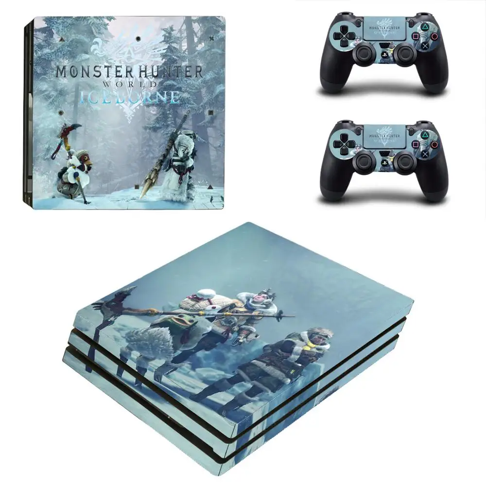 Monster Hunter World Iceborne PS4 Pro наклейка на кожу для PlayStation 4 консоль и контроллер виниловая