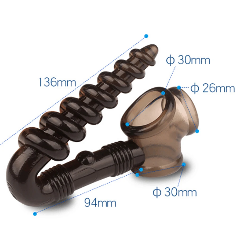 Прямая поставка Мужские Силиконовые анальные шарики Анальная пробка Блокировка