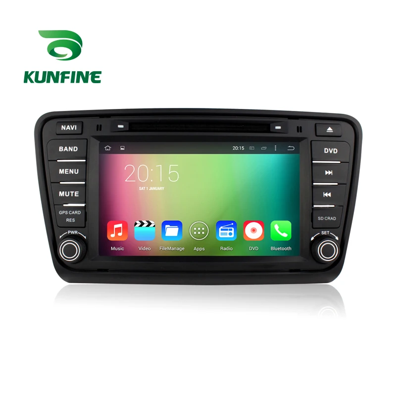Android 7.1 4 ядра 2 ГБ автомобильный DVD GPS навигации игрока стерео для Skoda Octavia 2014 Радио