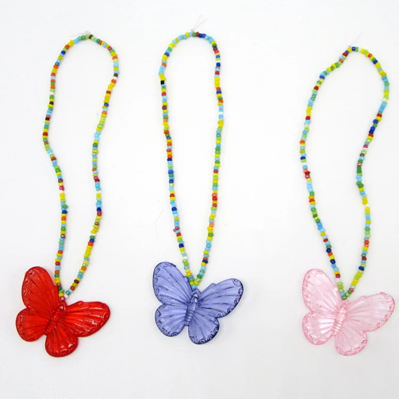 Новинка 10 цветов американская кукла для девочек хрустальные бусы ожерелья