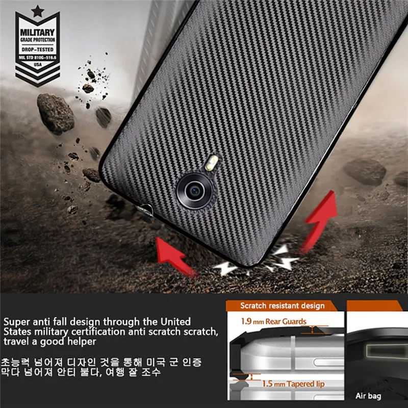 Чехол из углеродного волокна для телефона Google Android One General Mobile 4G чехол силиконовой