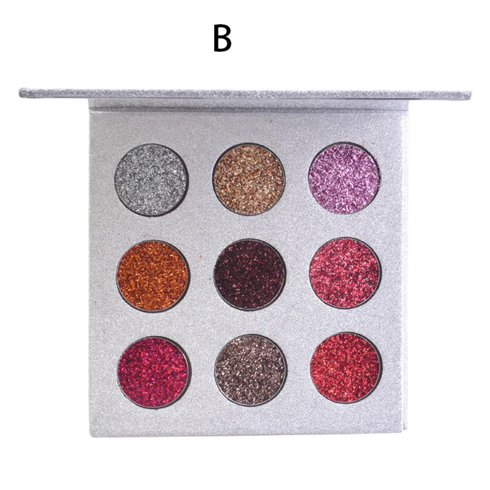 9 Цвет Diamond тени для век Изысканные тени для век Pallete мрамор Блеск Shimmer водостойкие уход за кожей лица Jewels косметическая пудра Макияж TSLM2