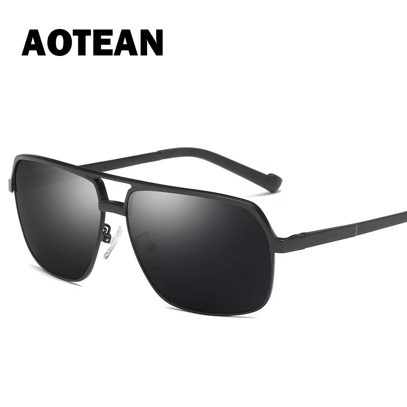 

Новинка 2019, брендовые Дизайнерские Мужские поляризационные солнцезащитные очки, Прямоугольная оправа, классический стиль, Мужские поляриз...