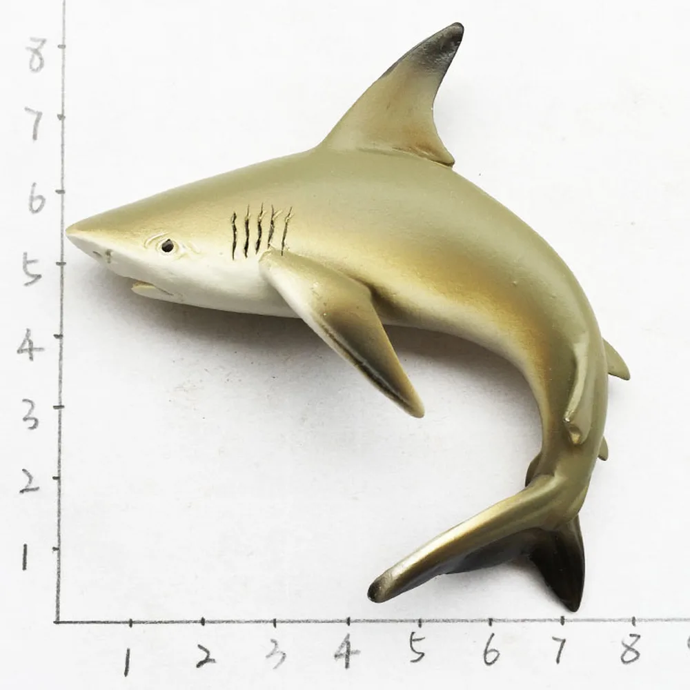 

NEW Handmade MaldivesTourism Souvenir 3D Reisn Shark Fridge Magnet Refrigerator Magnetic Stickers Home Decorations