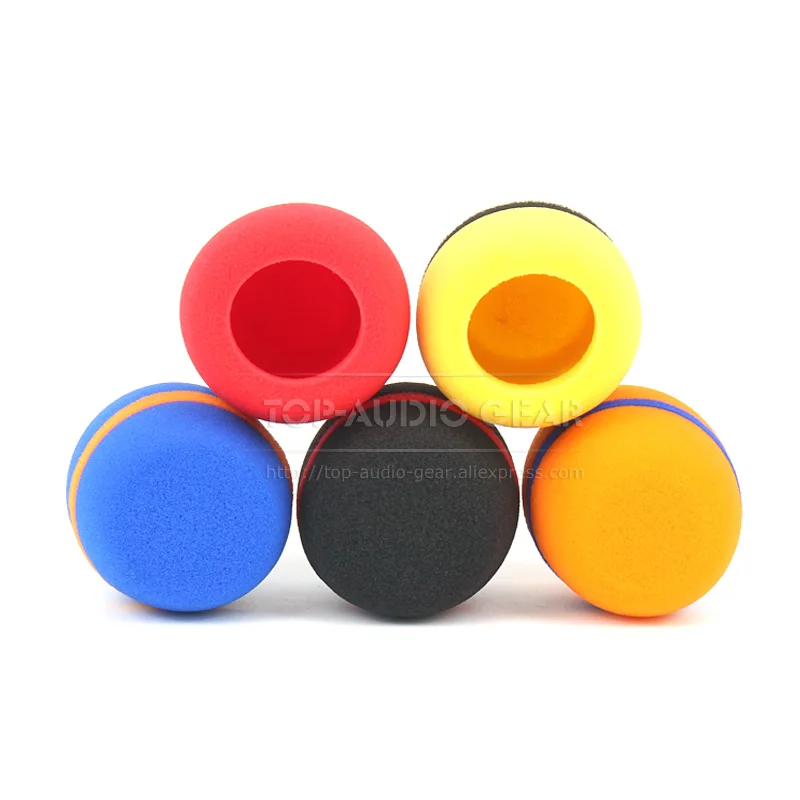 Ручной беспроводной проводной насадка губка для микрофона 5 шт. пенопласт