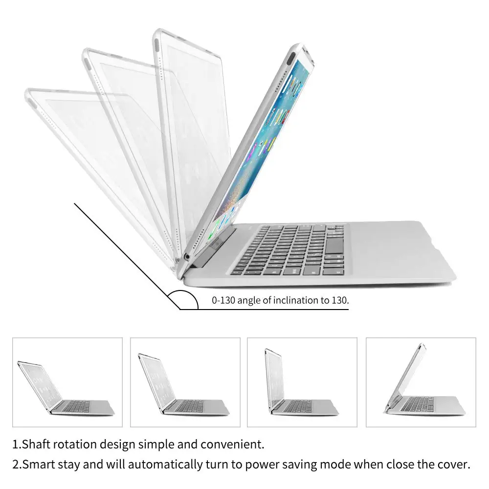 Для iPad Pro 12,9 чехол для клавиатуры ультра тонкий алюминиевый жесткий корпус умный чехол для iPad 12,9 чехол для клавиатуры дропшиппинг