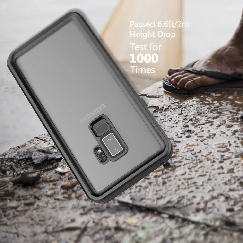 Водонепроницаемый чехол для samsung Galaxy S9 S9plus, ударопрочный грязеотталкивающий полностью герметичный чехол для samsung S 9 S9 Plus, Чехол для плавания