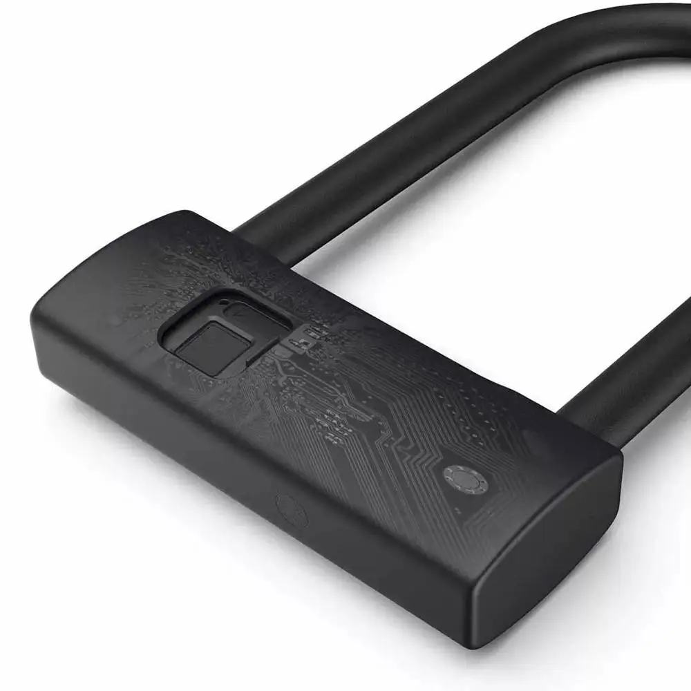 Горячая Xiaomi Mijia AreoX U8 Смарт отпечатков пальцев u-замок Противоугонный велосипед велосипедный мотоциклетный замок USB