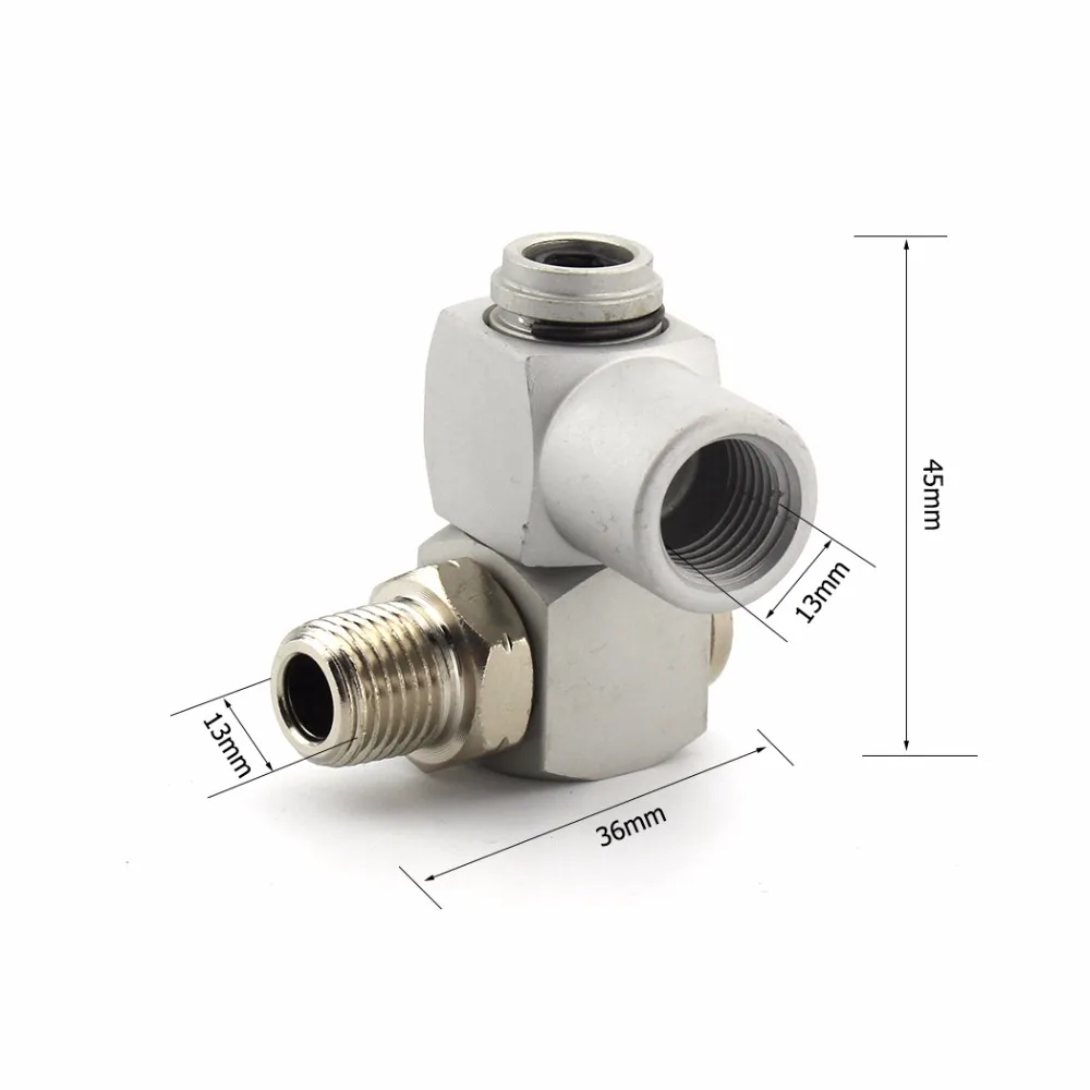 Airforce Pneumatic Universal Joint Coupler Adapter Male Fitting 1/4NPT Female Quick Disconnect Air Compressor Automotive Parts | Спорт и